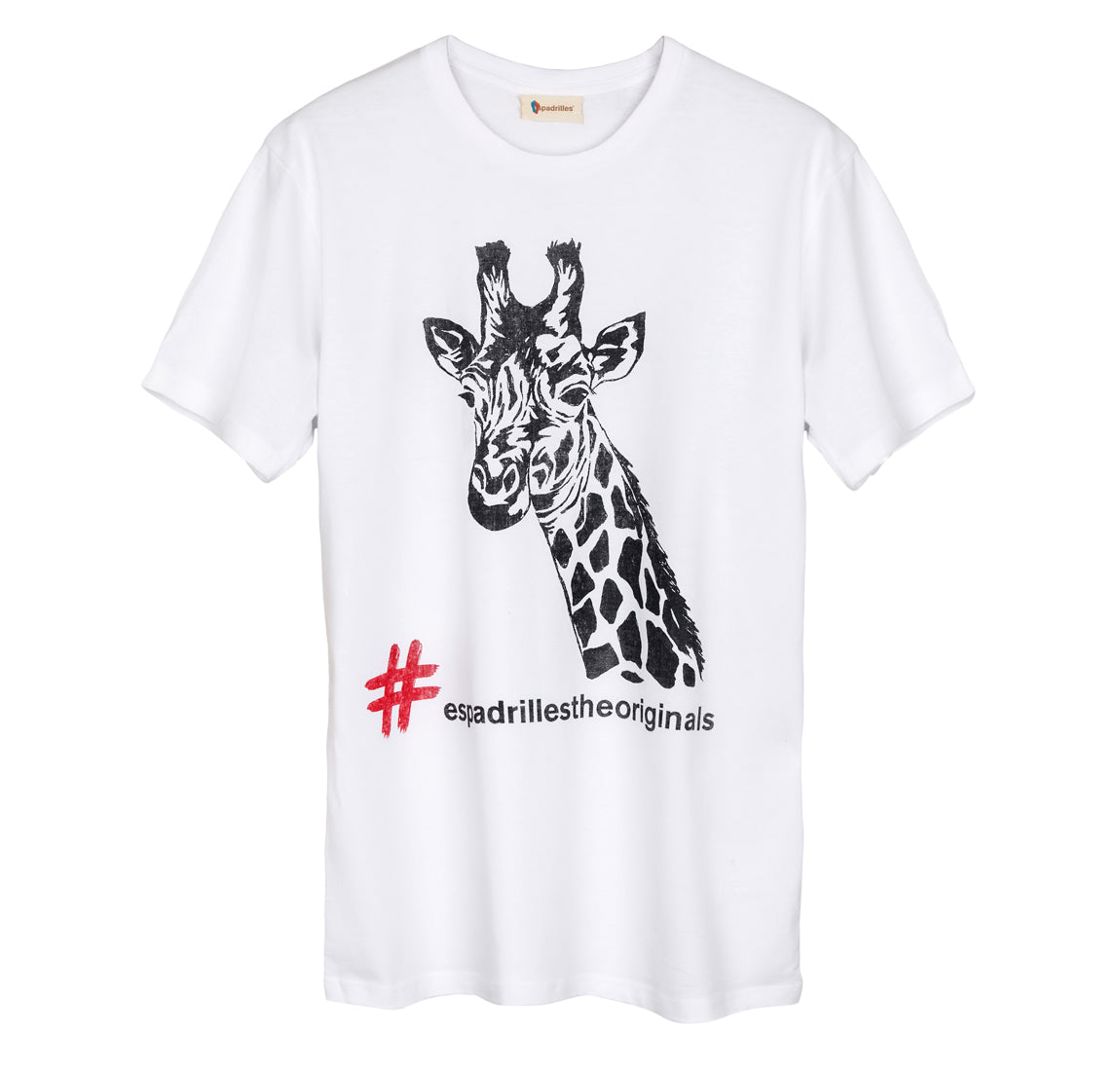 T-SHIRT GIRAFFA  BLANCO