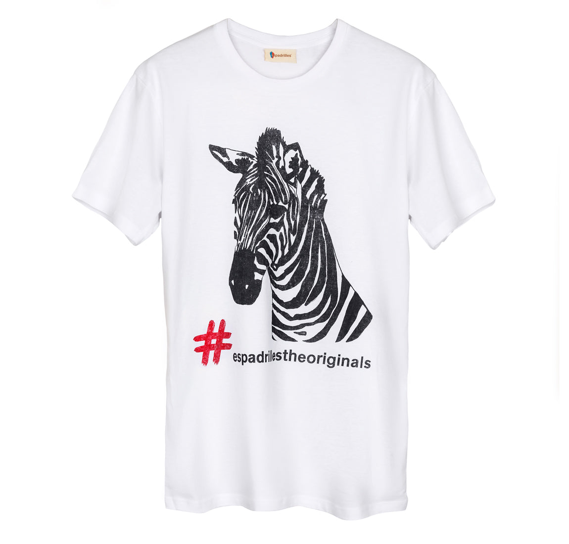 T-SHIRT ZEBRA  BLANCO